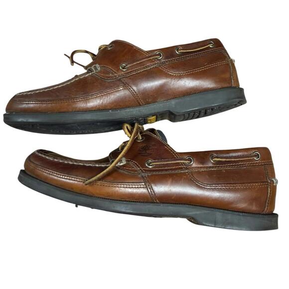 Timberland Rich Brown Leather‎ Boat Shoes Men\'s size 10.5 main image 7